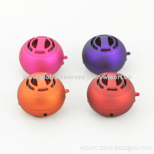 Hot Selling 3.5mm Portable Mini Bluetooth Hamburger Speakers with SIRI/Mic Function
